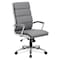 Officesource Merak Collection Executive High Back with Chrome Frame 1501VGR - alternate 1